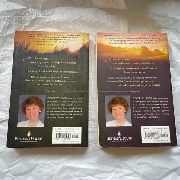 Beverly Lewis The Rose Trilogy Books 1&2 The Thorn & The Judgement - Picture 6 of 11